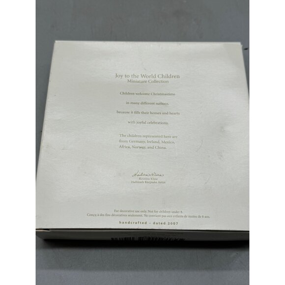 Hallmark Keepsake Joy To The World Children Miniature Ornaments Set 6 2007 READ - Picture 4 of 9